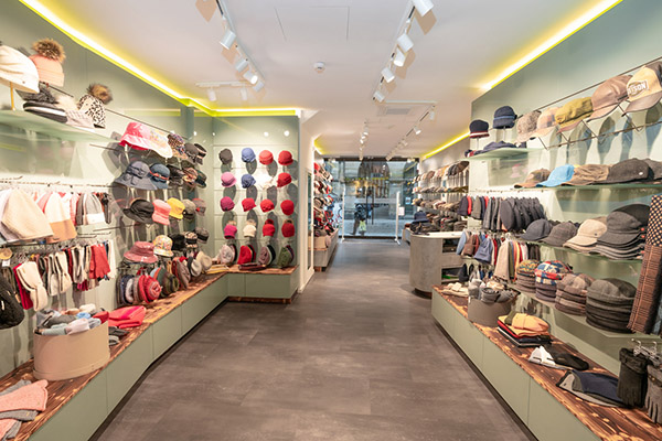 Hut.de Store Münster Innenraum Ausgang